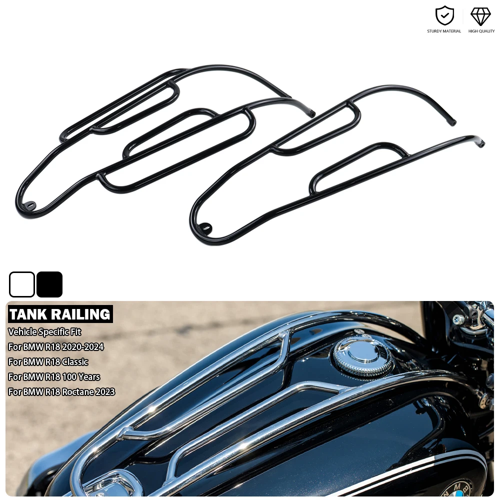 

Motorcycle Tank Railing Protection Bar Stainless Steel Luggage Rack Fits For BMW R18 Roctane R 18 Classic 100 Years 2020-2024