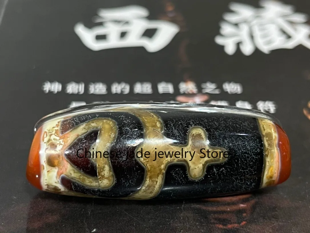 Old Tibetan Nepalese Himalayan Ancient eyes Old Dzi Talisman Beads Amulet Vase Dzi Beads