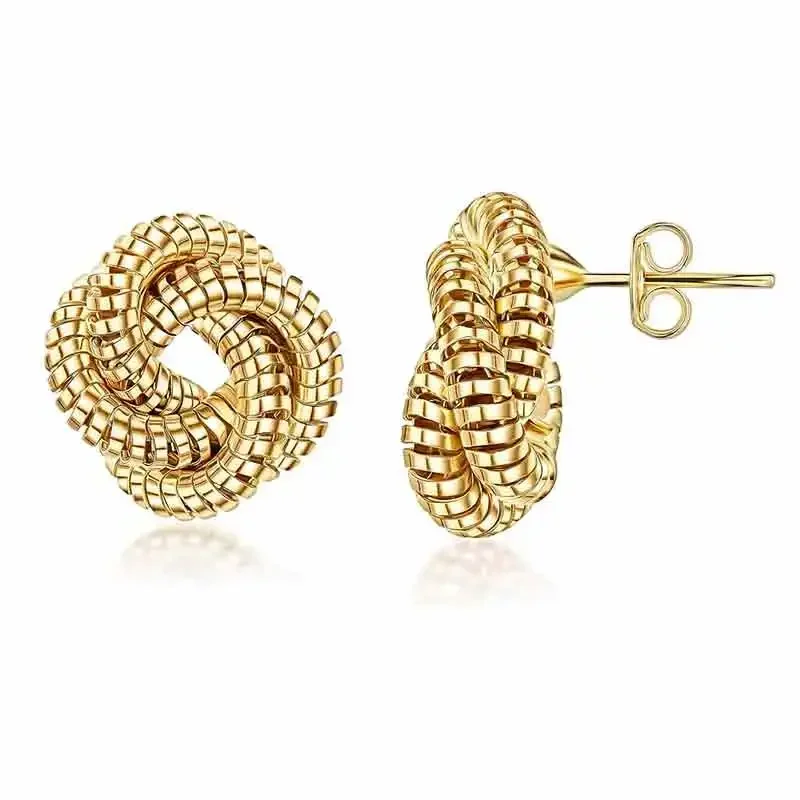 

CTW6 Gold Color Earrings for Women Luxury Trendy Female Earrings Statement Jewelry