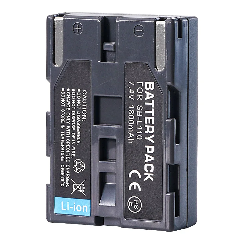 1-5 قطعة SB-L110 SB-L160 بطارية الكاميرا لسامسونج SCD VP-D85 SB-LS110 SB-LS220 SB-L70A SB-LS70AB 1800mAh شاحن بطارية ليثيوم أيون