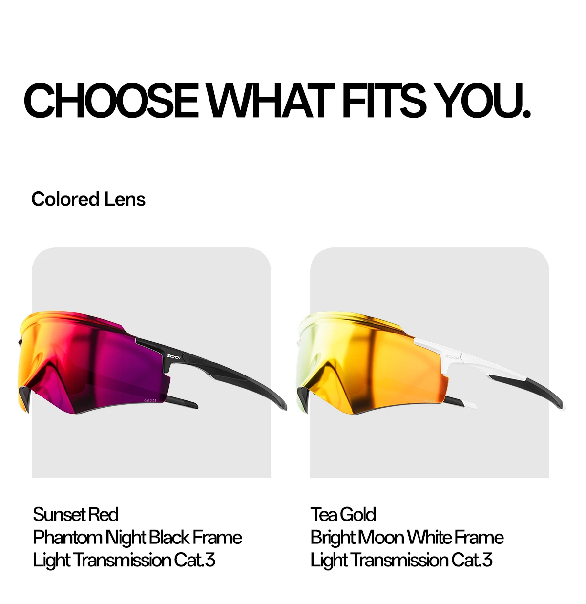 2026 SCVCN Sport-Sonnenbrille für Rennrad und Mountainbike, Fahrradbrille, Reitbrille, Sportbrille für Männer und Frauen, Radfahrbrille – Detail 30