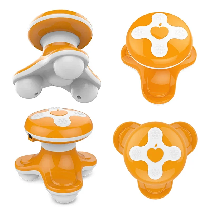 USB Mini Neck Massager Multi Function Plastic Triangle Shape Electric USB Beauty Anti Cellulite Massage Relaxation Instrument