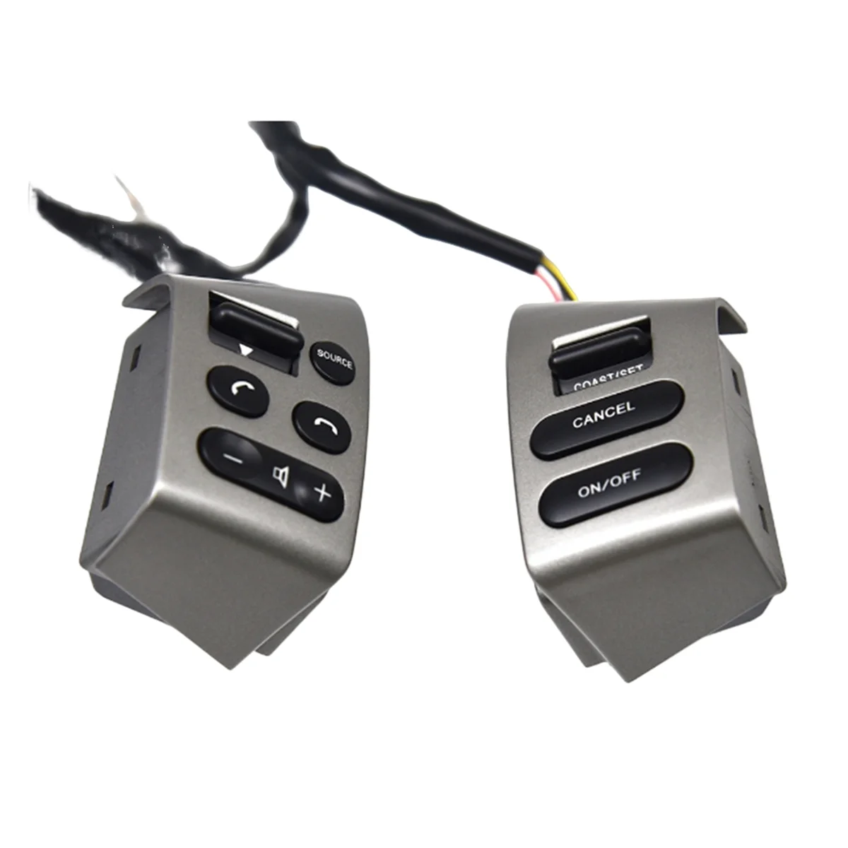 

Car Speed Cruise Control Switch for Nissan Sylphy 2008-2019 Steering Wheel Button with Wiring Harness Silver