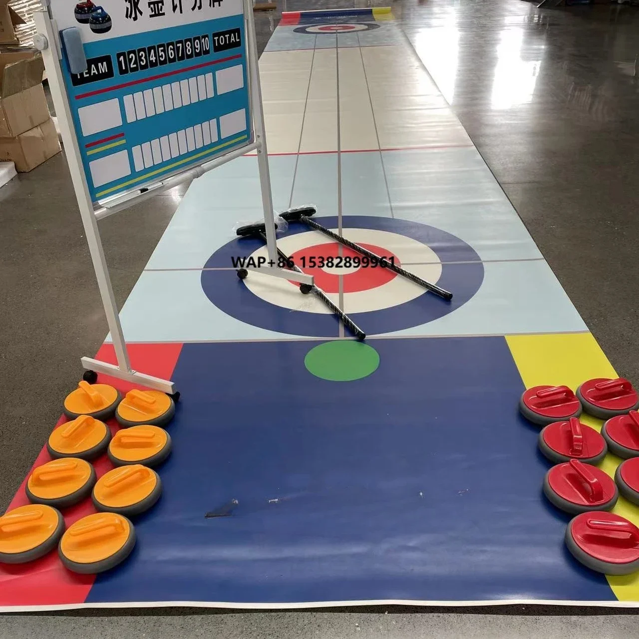 High Quality Portable PVC Curling Training Floor
