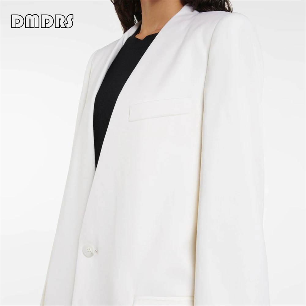 2024 Autumn New Long Suit Coat for Women Many Colors Custom Single Breasted Women's Long Suits Blazer Solid Fashion Outfit