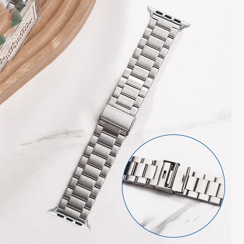 Correa For apple watch ultra 49mm 8 7 45mm 41mm band stainless steel strap iwatch se series 6 5 4 3 44mm 40mm 42mm 38mm bracelet