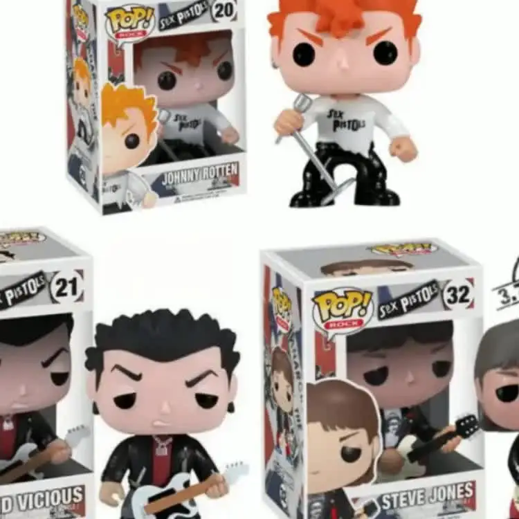 Funko Pop Sex Pistols Johnny Rotten 20# Sid Vicious 21# Steve