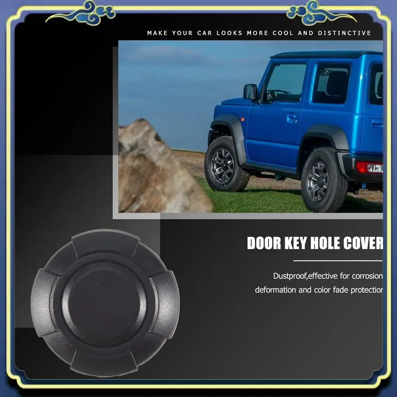 

AU16-For Suzuki Jimny 2019 2020 2021 Car Door Key Hole Decoration Cover Trim Door Lock Cover ABS Molding Exterior Accessories