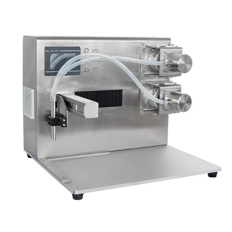 Worldwide Supplychain High Accuracy Ceramic Plunger Pump Automatic Reagent Tube Glass Vial Liquid Filling Machine