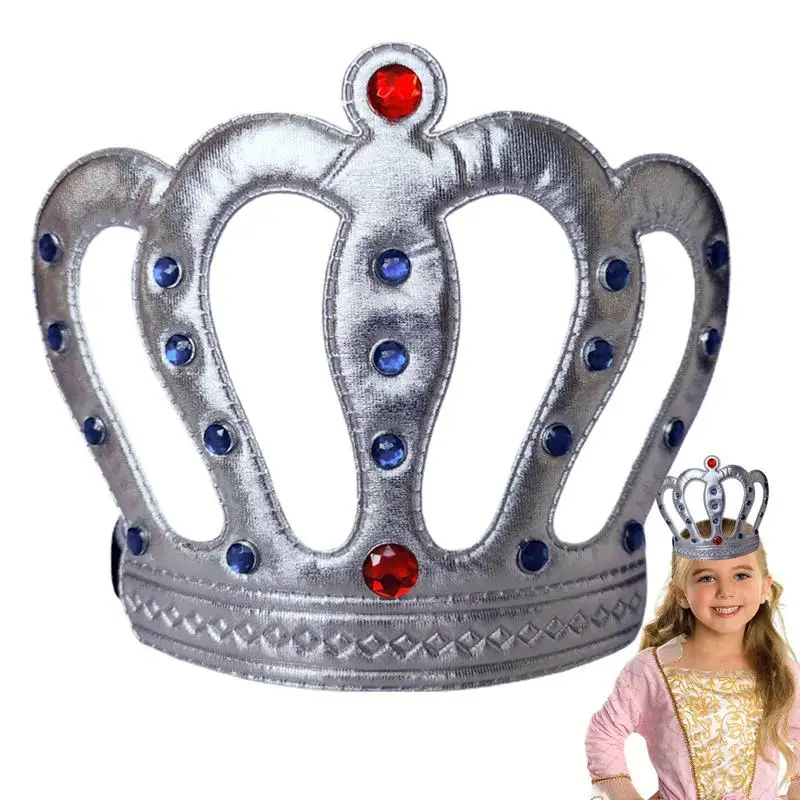 Crowns For Kids King Headband Birthday Gold For Kids Comfortable Crown For Adults Kids Festival Party Photo Props