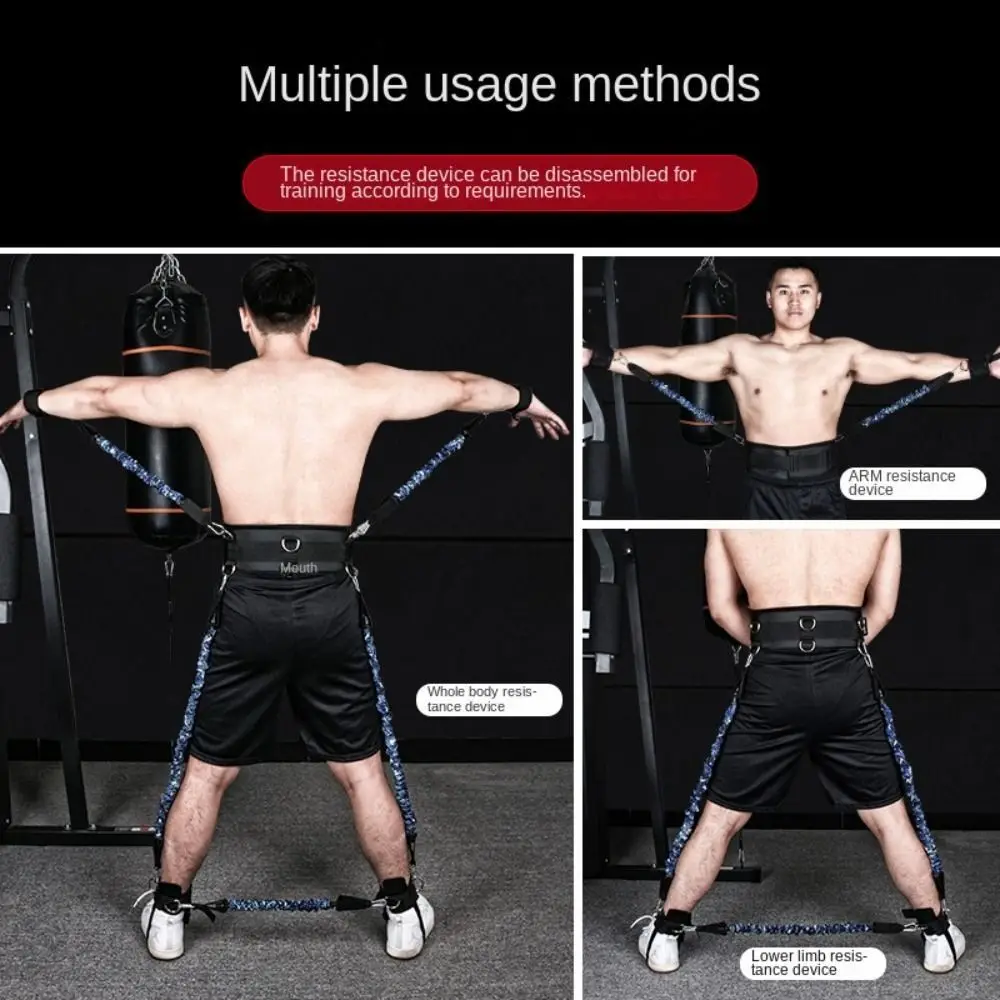 Professional Fitness Boxing Training Resistance Band Stretching Strap Elastic Rubber Resistance Bands Portable Enhance Power