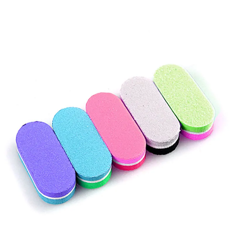 10 pz Mini lima per unghie tampone blocco lucidatura levigatura spugna unghie lima Manicure Pedicure strumenti Gel professionale accessori per unghie