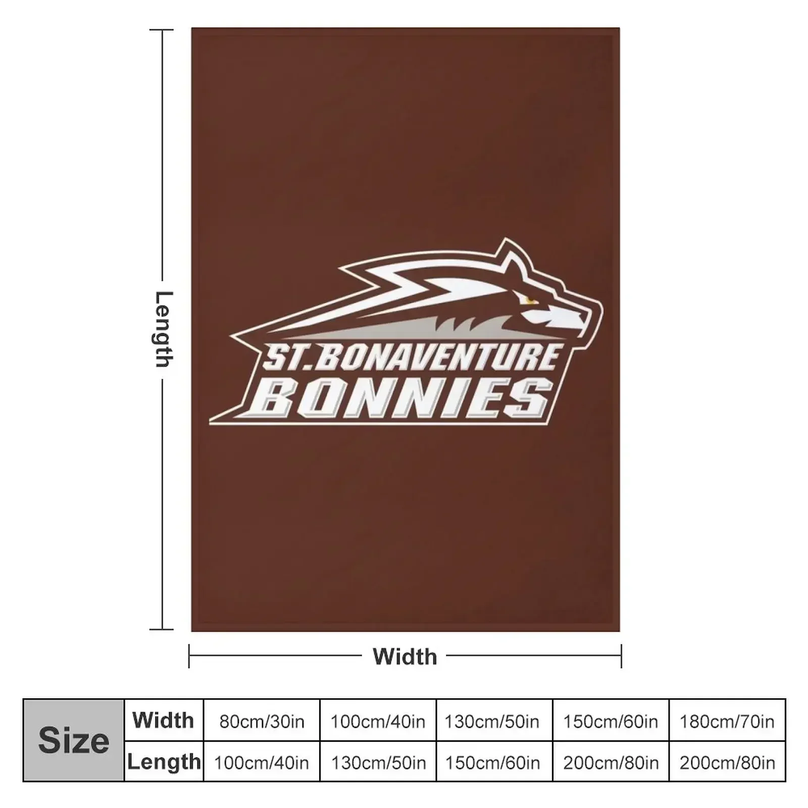 the Bonnies-St. Bonaventure-icon Throw Blanket Sofa Throw Heavy Furrys Blankets