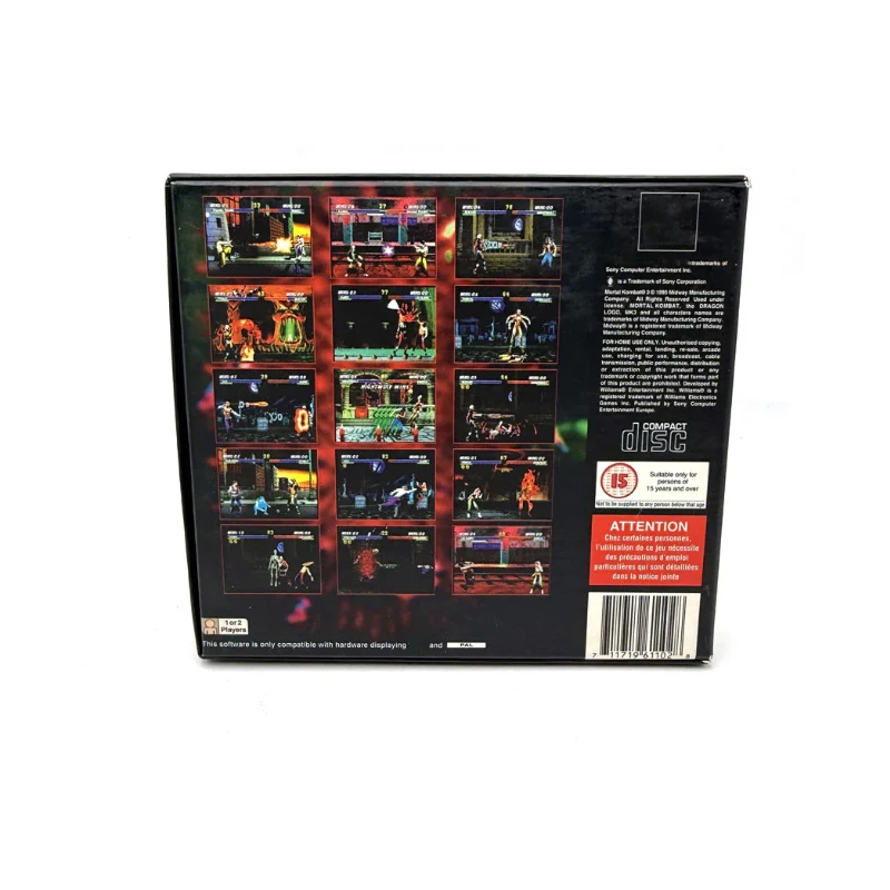 PS 1 Mortal Kombat 3 With Manual Copy Disc Game Black Bottom Unlock Console Station 1 Retro Optical Driver Video Game Part