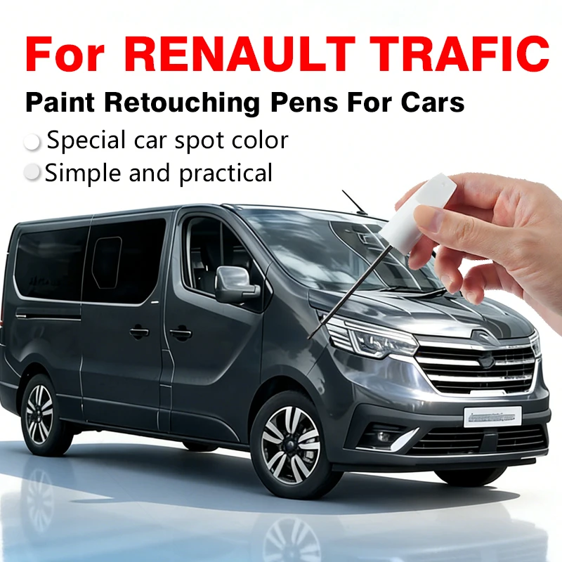 For RENAULT TRAFIC Car Paint Repair Pen – Restores Original Factory Paint Finish with Clear Coat Enhances Gloss Highland Grey