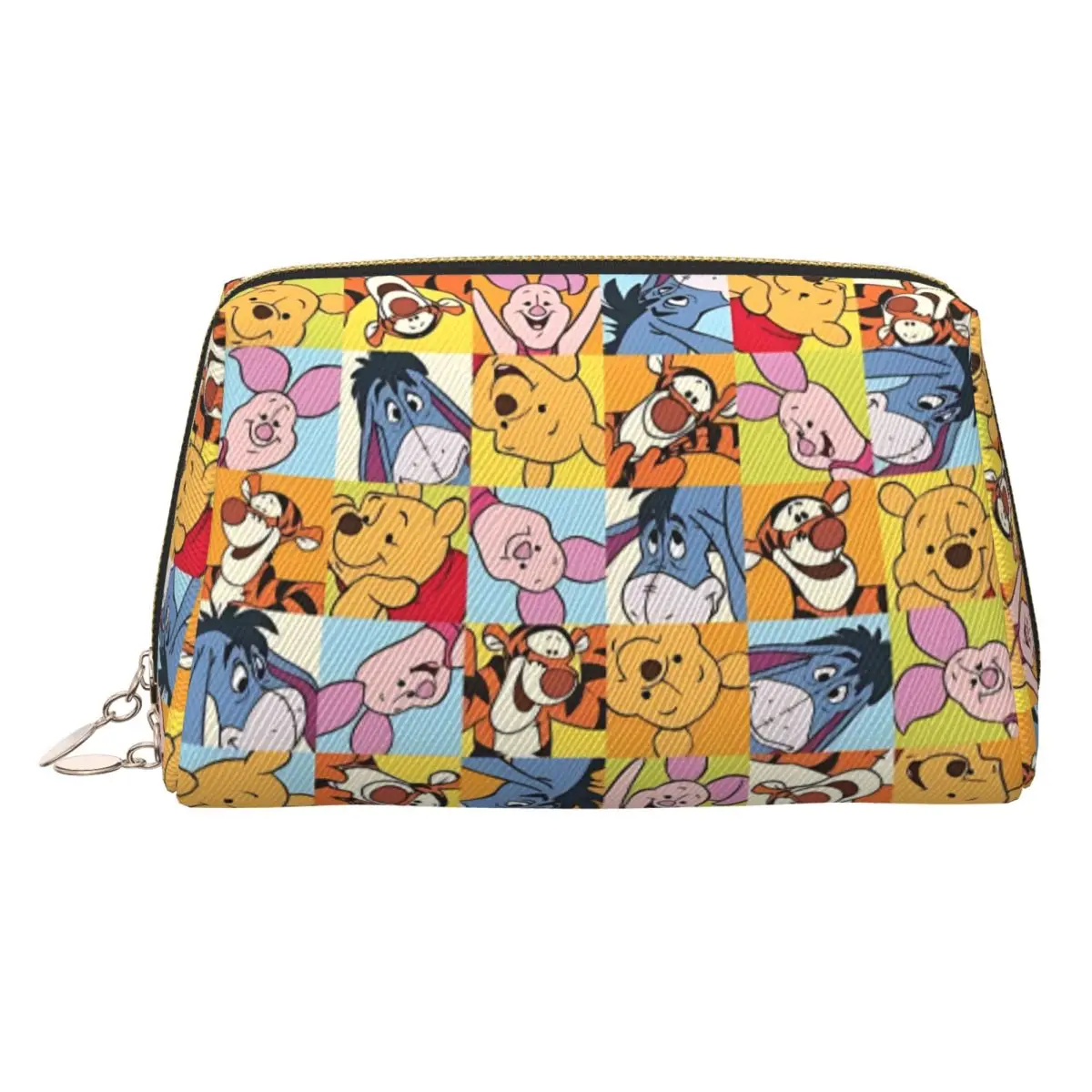 

Custom Tigger Winnie The Pooh Cartoon Makeup Bag Women Travel Cosmetic Organizer Cute Animation Storage Toiletry Bags