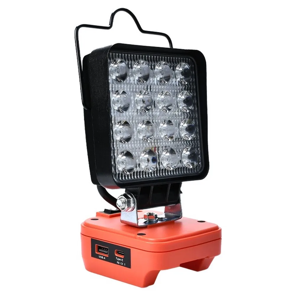 LED Work Light For 20V Lithium Battery: Adjustable Brightness LBXR20 LBXR2020APB Portable Handheld Flashlight