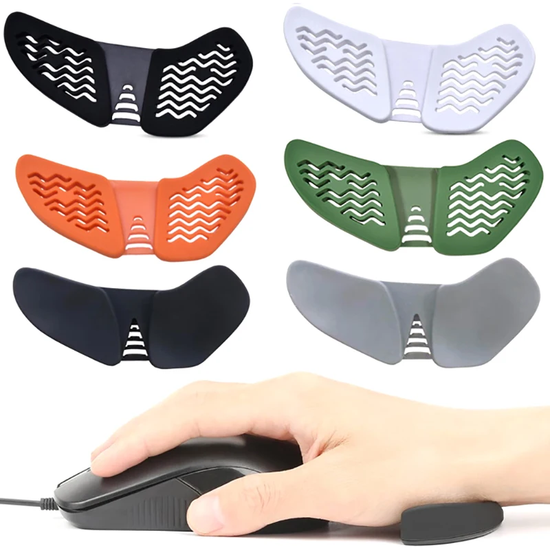 1Pcs Right Hand Ergonomic Mouse Pad Wrist Pad Silicon Gel Non-slip Streamline Wrist Rest Support Mat For Office Gaming PC