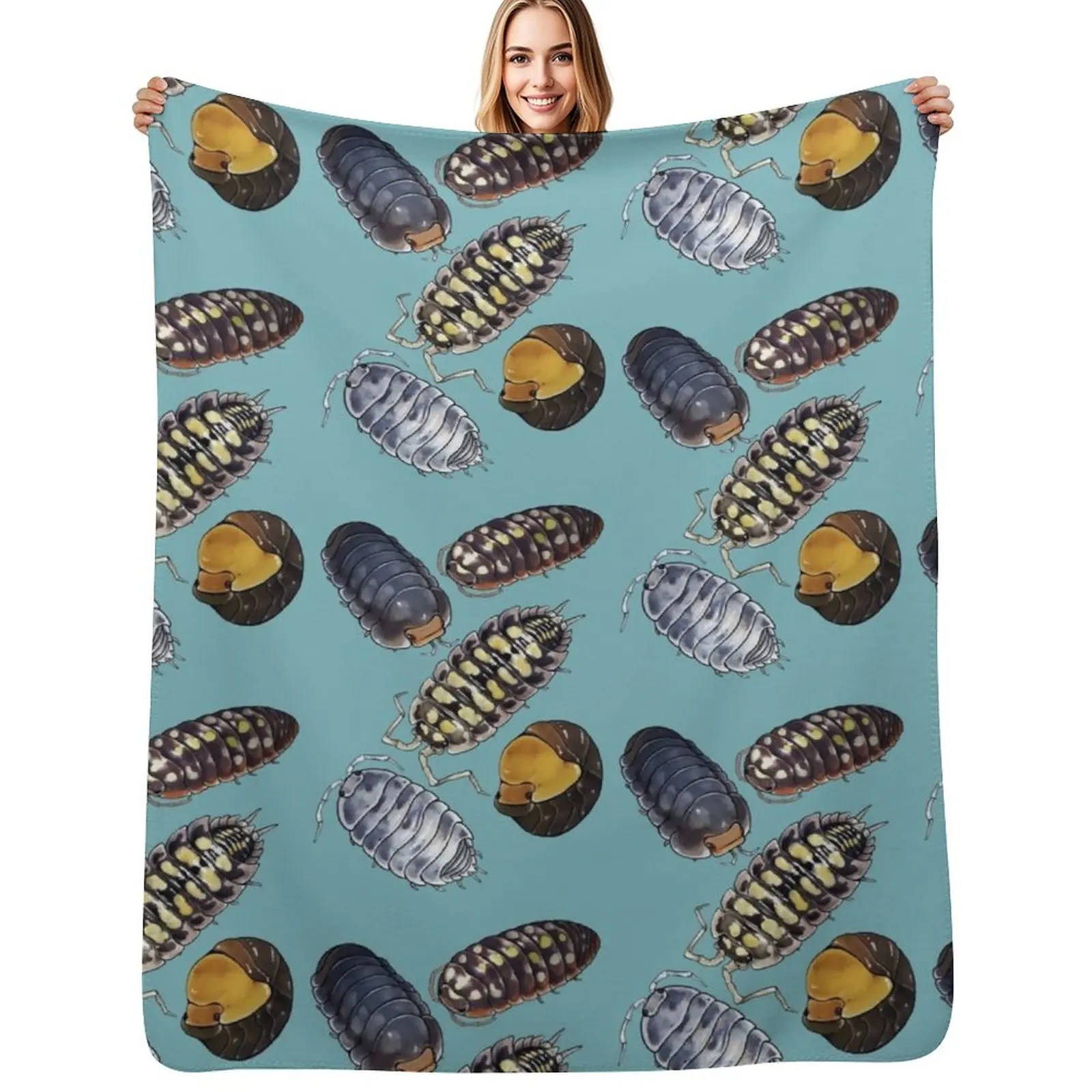 Isopods! Throw Blanket Year Round Soft Comfortable Blanket for Home