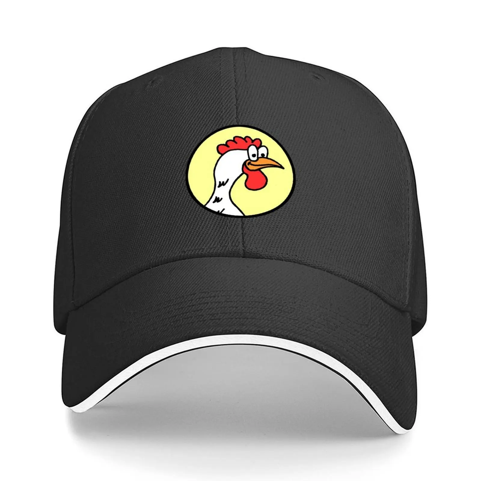 

Silly Chicken Head Cartoon Pattern Baseball Cap Beach Bag Sun Hat For Children |-F-| Rave Boy Women's