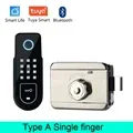 

Bluetooth Tuya App Fingerprint Smart Door Lock Gate Password RFID Card Rim Bolt Lock Electronic Door Lock