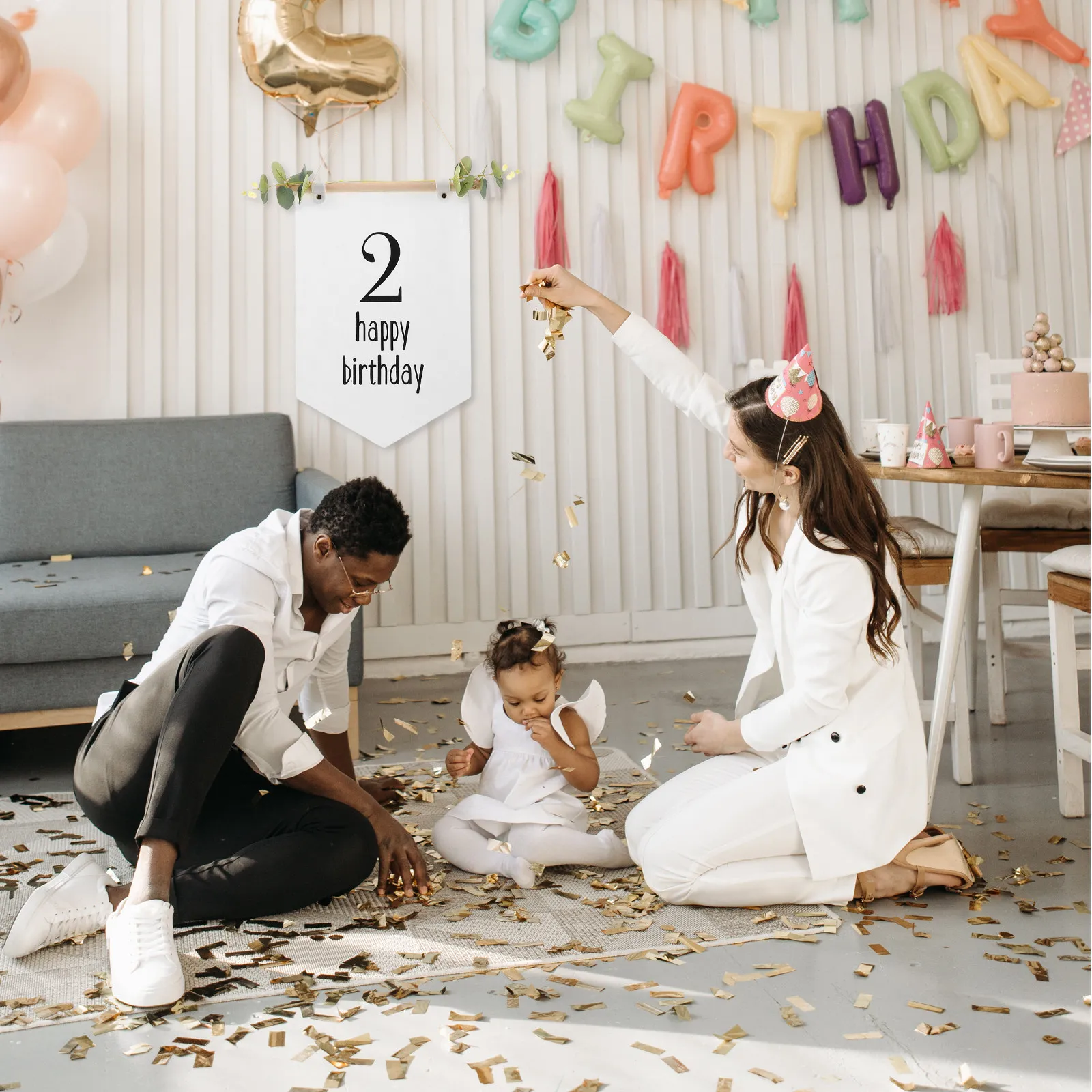 Kids Felt Birthday Banner Deco - Baby Nursery Bunting review and price