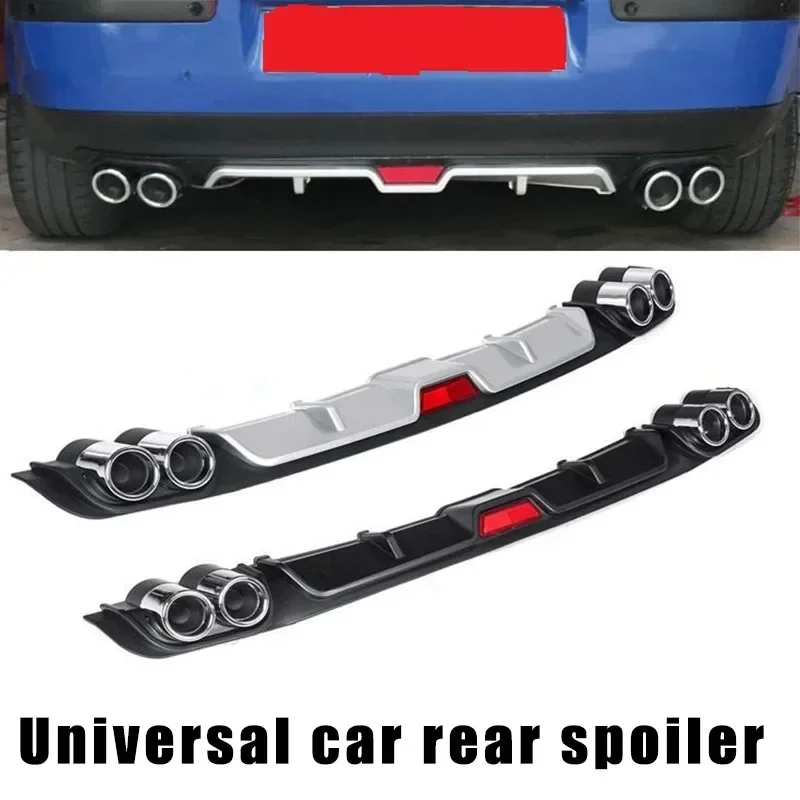 Universal rear bumper spoiler rear lip rear spoiler car ABS spoiler diffuser High quality 120-128CM