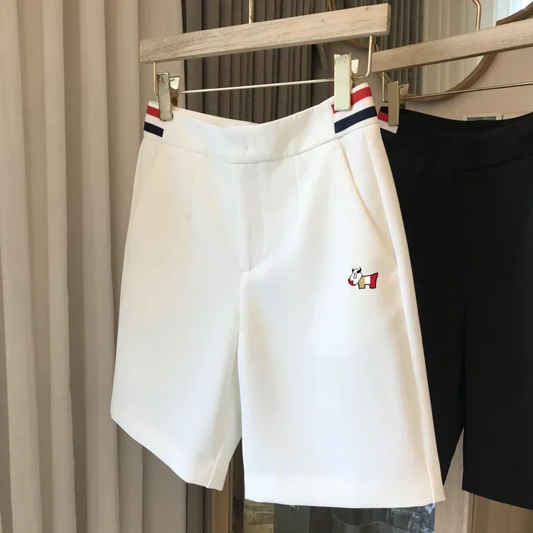 Summer Loose Women's Golf Shorts Fashion Pants Women's Wide Leg Pants 2026 New Casual Straight Pants Female Golf Clothing