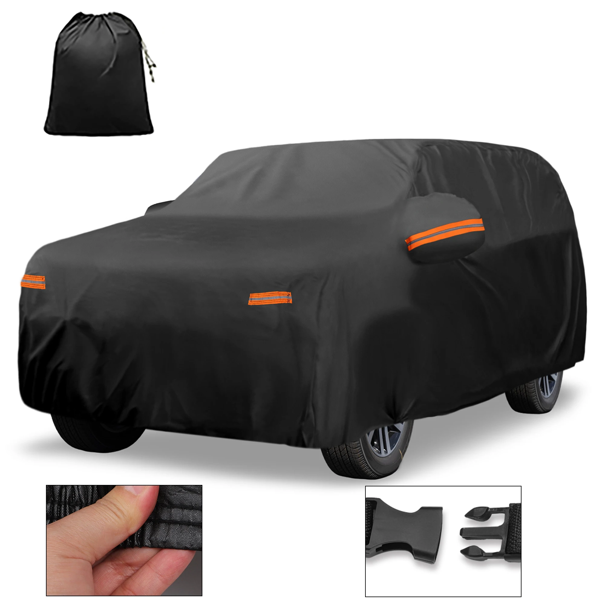 

Автомобильный чехол Motoforti для Toyota 4Runner 210D-PU, уличный полный автомобильный чехол на все погоды с дверной молнией