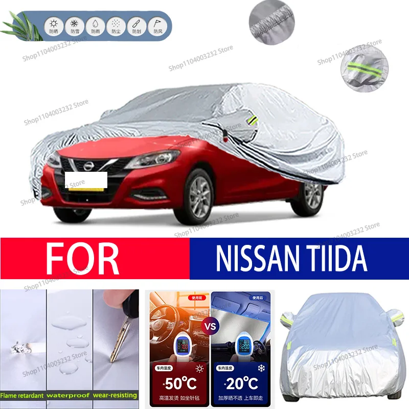 

For NISSAN TIDA Car clothing sun protection snow prevention antifreeze car protective cover auto cover