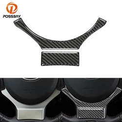 Car Carbon Fiber Steering Wheel Panel Cover Trim for LEXUS IS250 IS300 IS350 2014 2015 2016 2017 2018 Interior Accessories レクサス
