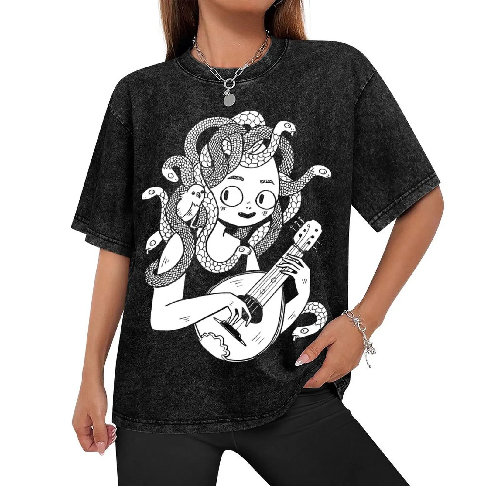 Mandolin Medusa T-Shirt shirts graphic tee custom shirt men clothing