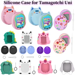 Silicone Cover Case Cartoon Protective Cover for Virtual Interactive Pet Game Machine Protective Sleeve Skin for Tamagotchi Uni