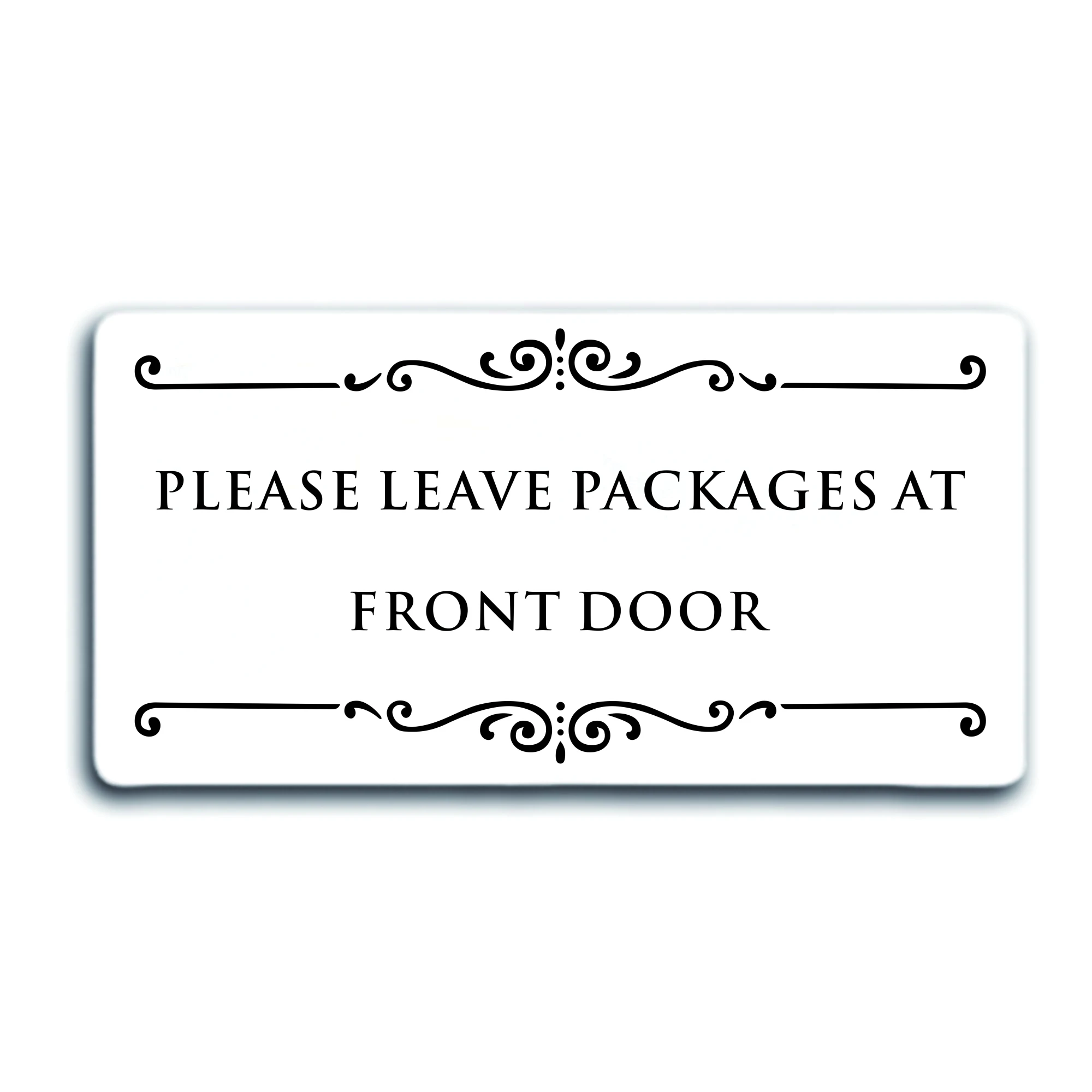 Modern Personalized Custom Logo Acrylic Outdoor Sign, Waterproof House Number Plaque, Name Address Room Door Signs Plate Display