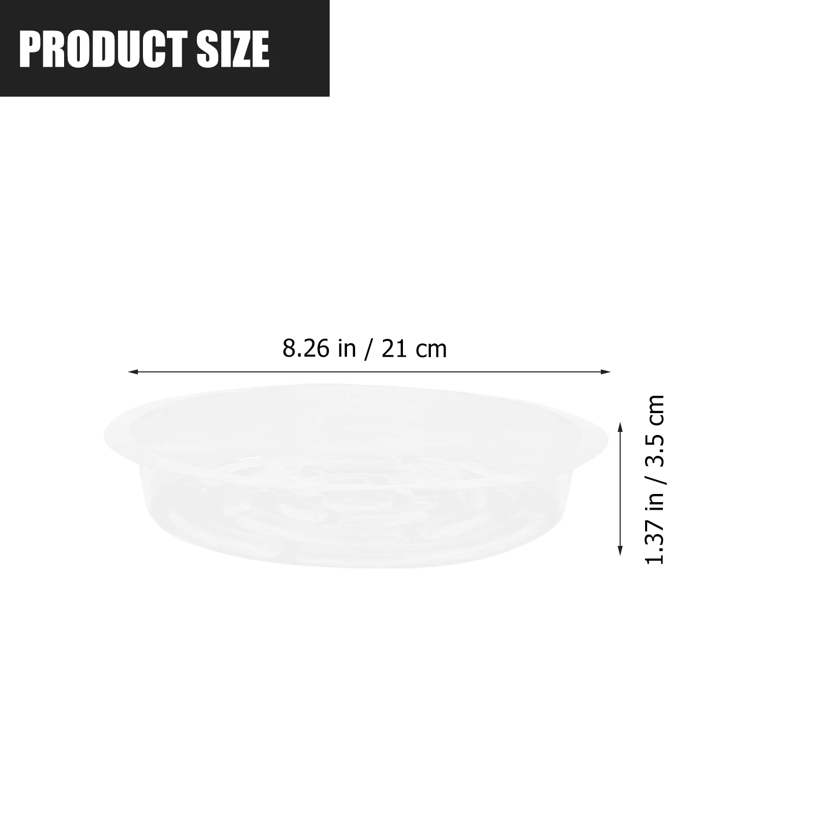 

10pcs Plastic Plant Saucer Round Drainage Tray For Flower Pots Water Resistant Durable Floor Cleaner Outdoor Indoor Use Small