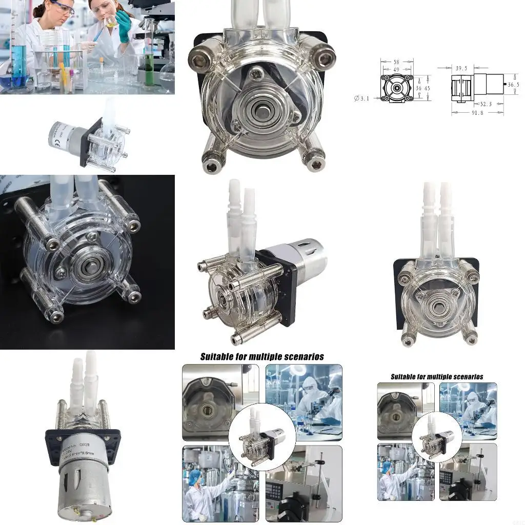 

Q81C 12V Высокие потоки Перистальтические насосы Промышленные перистальтические измерительные насосы терпимость