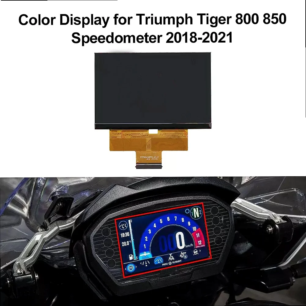 LCD Display FOG Without Backlight Dashboard for Triumph TIGER 800 Street Triple