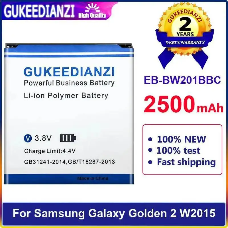 

For Samsung Galaxy Golden 2 W2015 Good Low-Temperature Performance EB-BW201BBC Mobile Phone Battery 2500Mah Stable