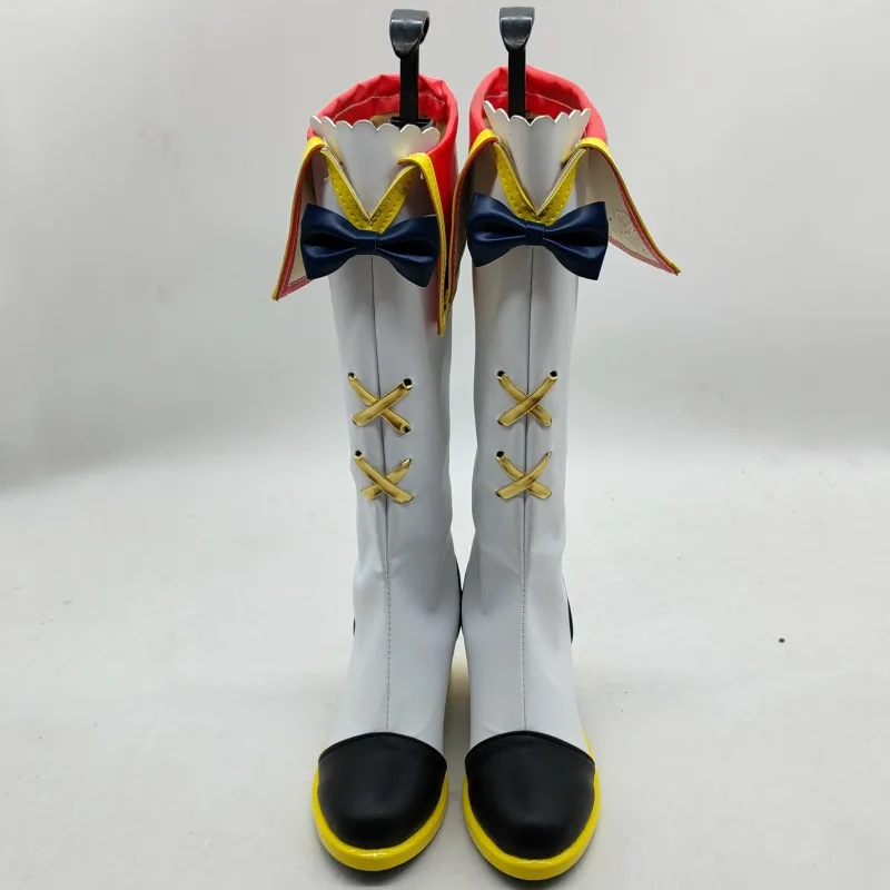 

Aikatsu Shiratori Hime Cosplay Costume Shoes Handmade Faux Leather Boots