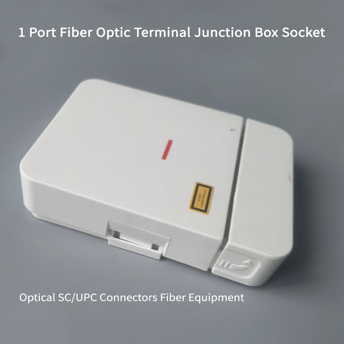 

Fiber Optic Access Terminal Box ATB2116-T-1Port Fiber Panel Desktop Box for FTTH, Optical SC/UPC Connectors Fiber Equipment