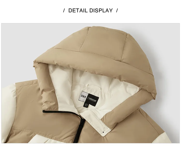 Semir Down Jacket Women 2026 New Winter Three-Resistant Outerwear Warm Versatile Fashion Winter Clothing