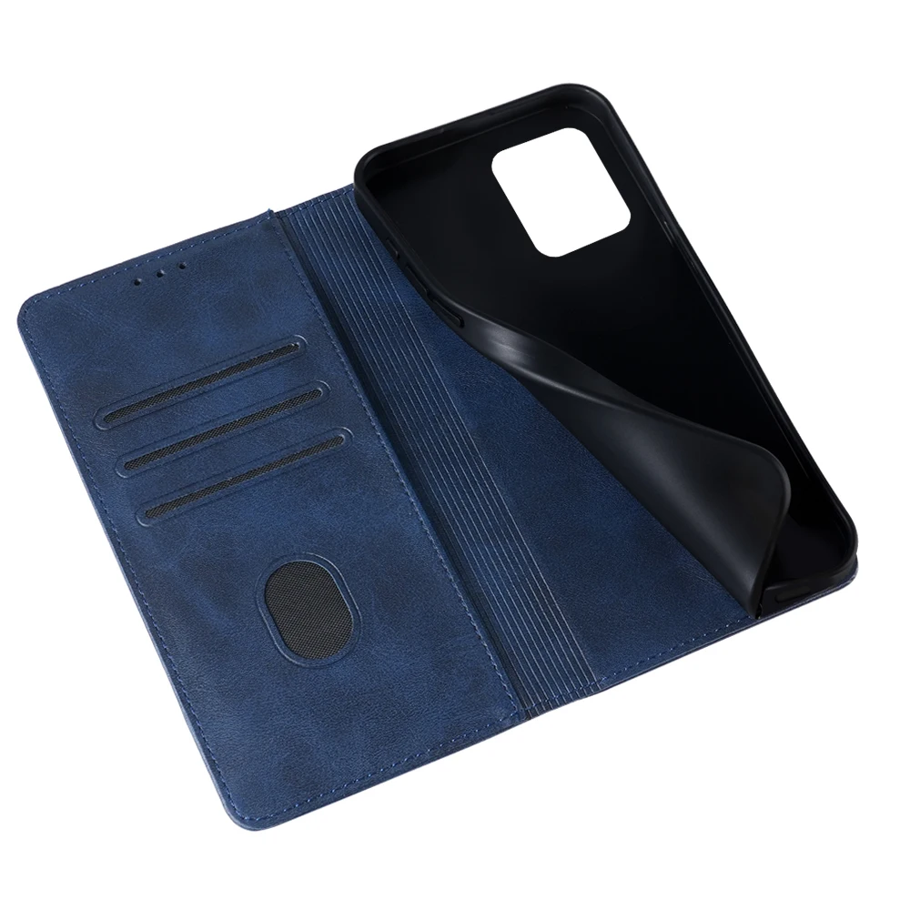Bussiness Leather Phone Case for Motorola Edge 40 30 Neo Edge 2023 Flip Cover Magnetic Wallet Case Cover Stand Funda