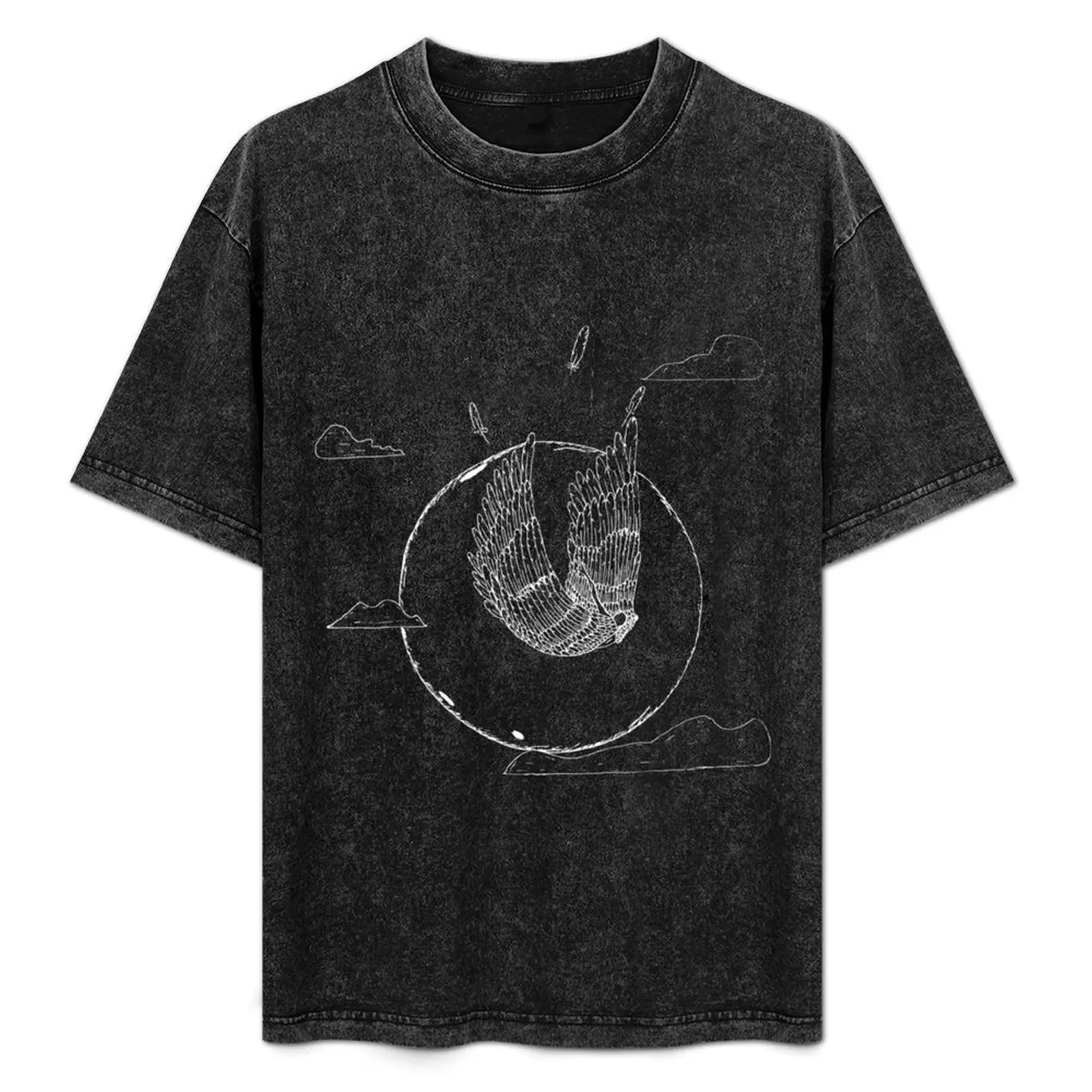 

Fallen Angel T-Shirt Retro Style Print Casual Top