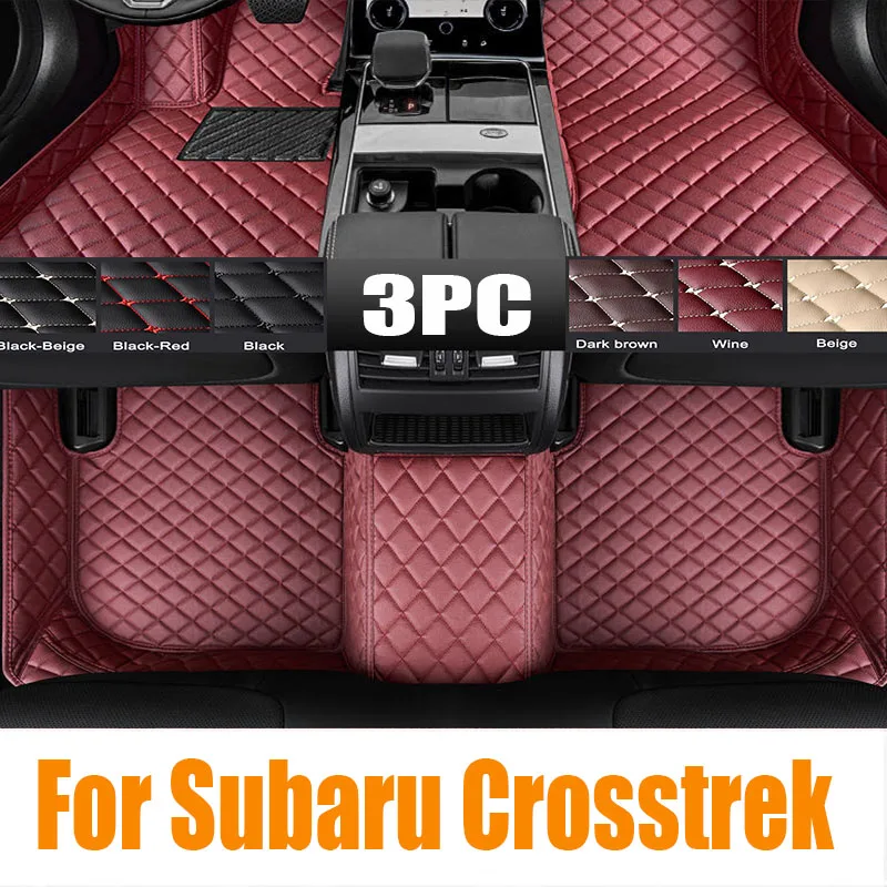 

for Subaru Crosstrek 2024 TPE 3D Car Floor Mats Cargo Liner Trunk Pad All Weather Waterproof Black Left Rudder