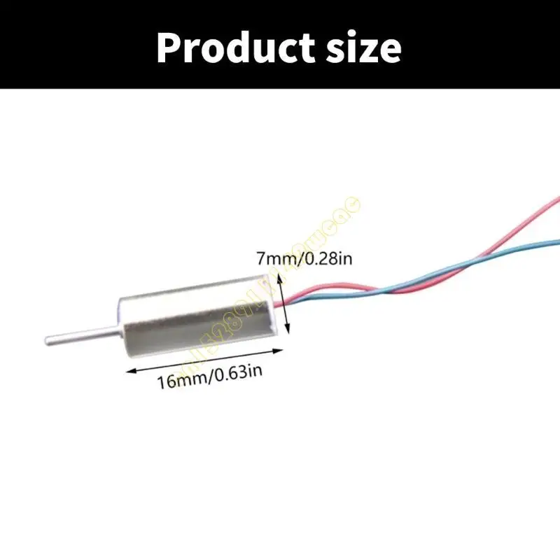 

2Pcs Remote Control Model Helicopter Coreless Motors 7x16mm For High Speed Model Aircraft Project Accessories DXAD