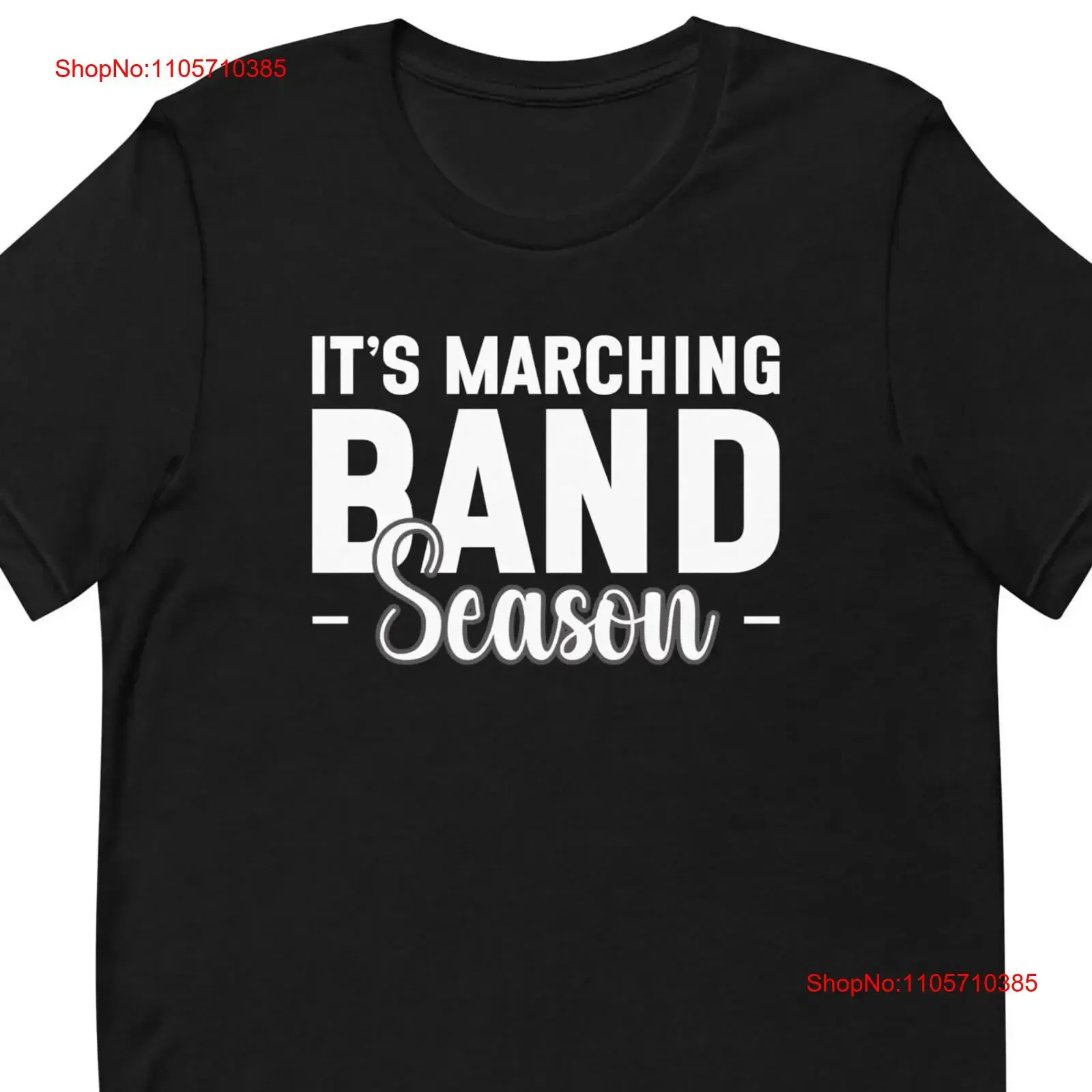 Marching Band T Shirt School Apparel T2017 vintage Washed designer clothes Comfortable Versatile Slightly graphic Breathable