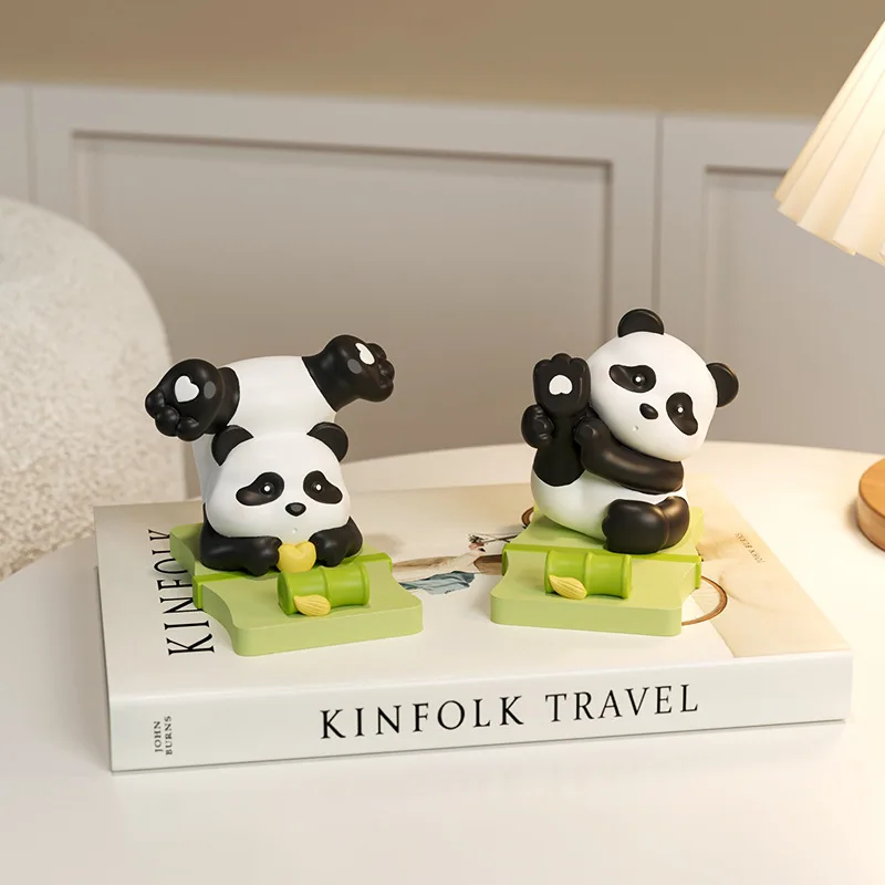 Panda Cartoon Mobile Phone Holder Creative Sichuan Merchandise Desktop Gift Mobile Phone Holder Cute Panda Tablet Holder