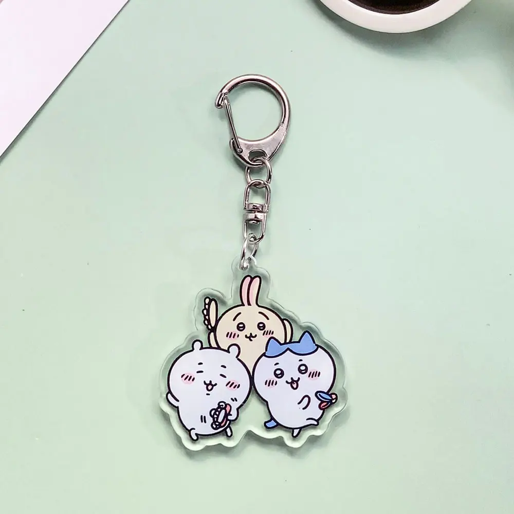 Anime Characters Acrylic Keychain Set, Gift for Bag Charm Lovers