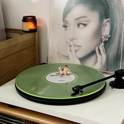 Turntable Mat Record Platter Slipmat: Acrylic Record Player Platter Vinyl Slip Mats For Turntables Antistatic, Fine Workmanship
