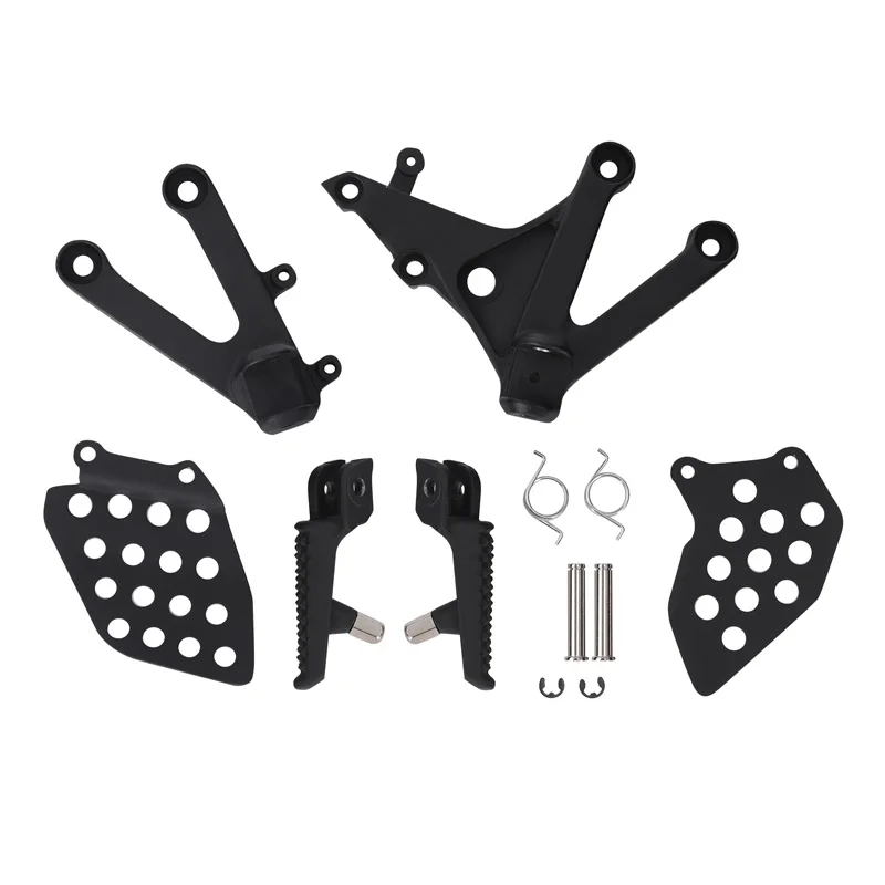 Motorcycle Front Driver Foot Pegs Bracket Set For Honda CBR600RR 2007-2023 2022 2021 2020 2019 2018